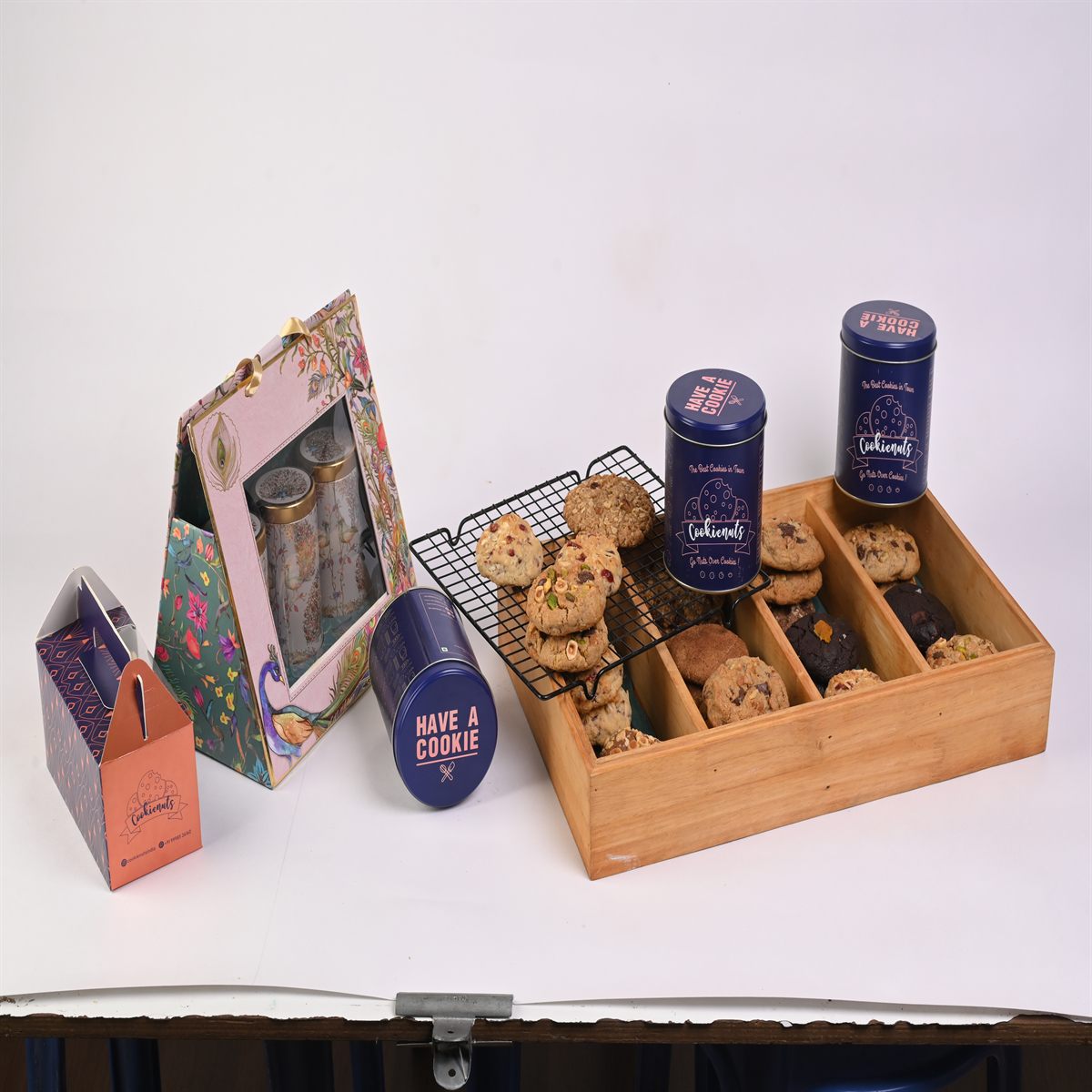 New Year cookie gift box